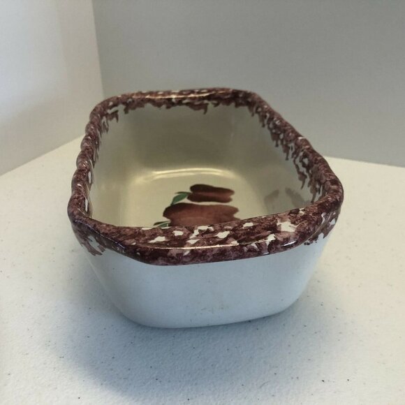 Neher "Clay In Motion" vintage Pottery Apple Design Loaf Baking Dish Recipe 1995 - Picture 6 of 10